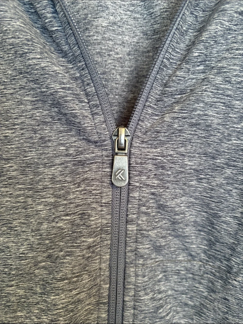 Unbranded Women's Heather Gray Zip-Front Active Jacket